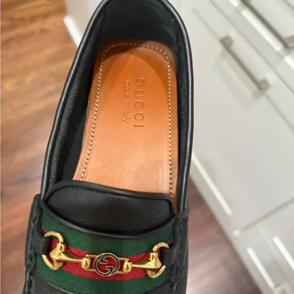 Gucci Black Leather Loafers - Picture 4 of 5